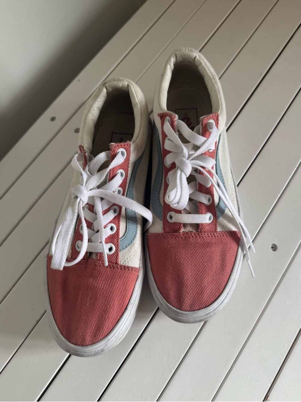 Vans Old Skool Platform Color-Block Pastel Sneakers - Women’s 7.5